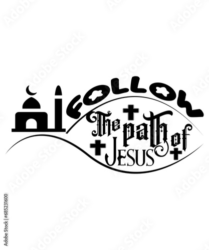 Fototapeta Naklejka Na Ścianę i Meble -  Jesus Svg Bundle, Jesus face Svg, Faith Svg, Easter Svg, Christian Bundle Svg,