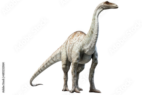 Brachiosaurus Towering Titan on a White or Clear Surface PNG Transparent Background photo