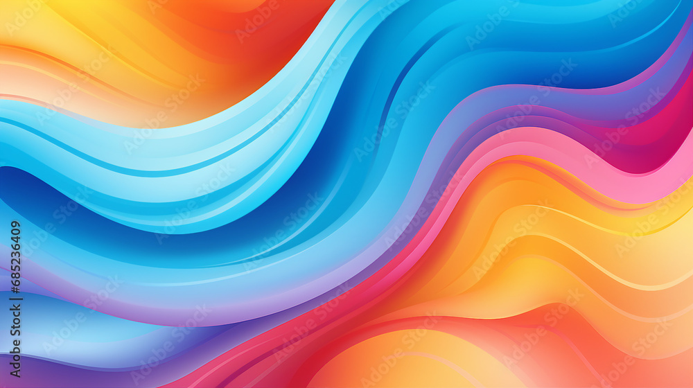 Colorful Abstract Background with Dynamic Motion Colorful Abstract Background with Dynamic Motion