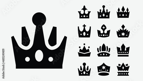 Crown Solid Icons