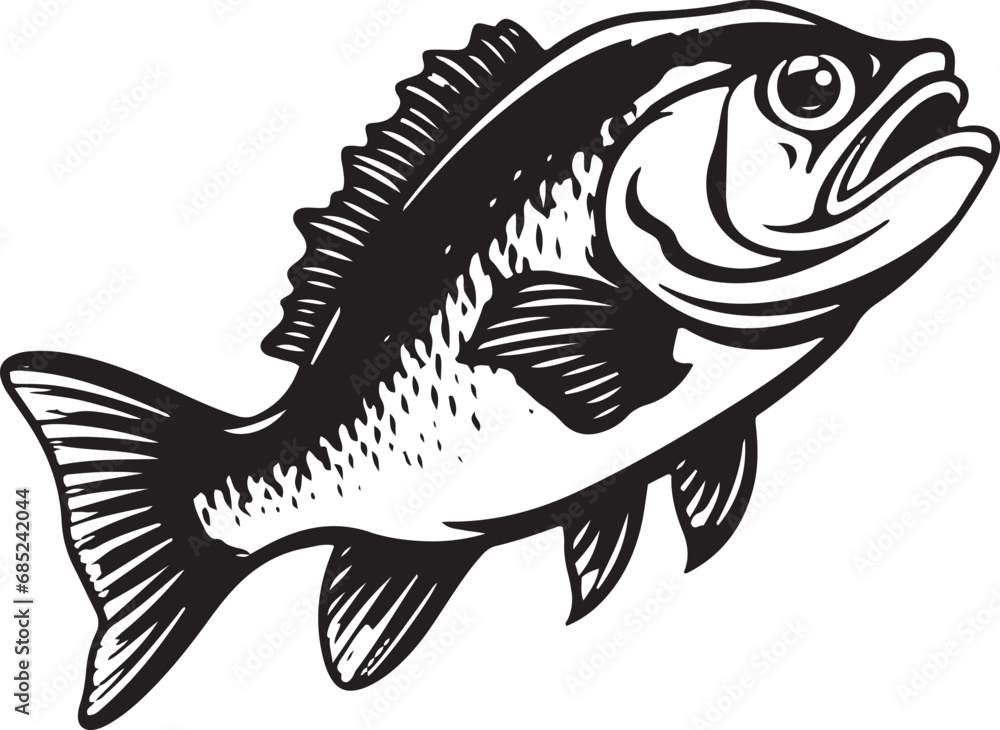 Bass Fish Mascot Graphics Bass Fish Mascot Graphics