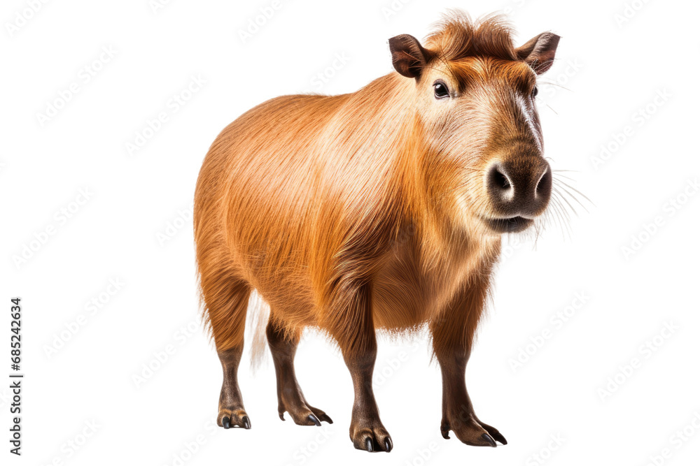 Capybara Social Grazers on a White or Clear Surface PNG Transparent Background Capybara Social Grazers on a White or Clear Surface PNG Transparent Background