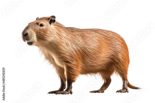 Capybara Aquatic Giant on a White or Clear Surface PNG Transparent Background