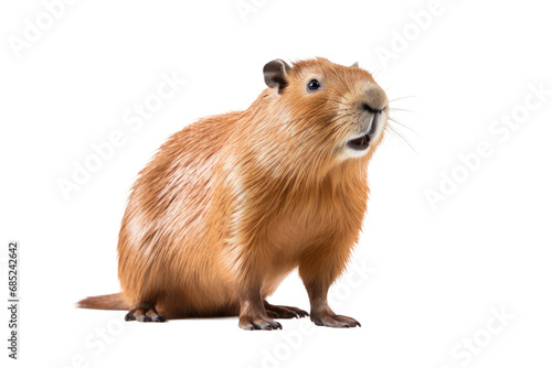 Capybara Social Grazers on a White or Clear Surface PNG Transparent Background