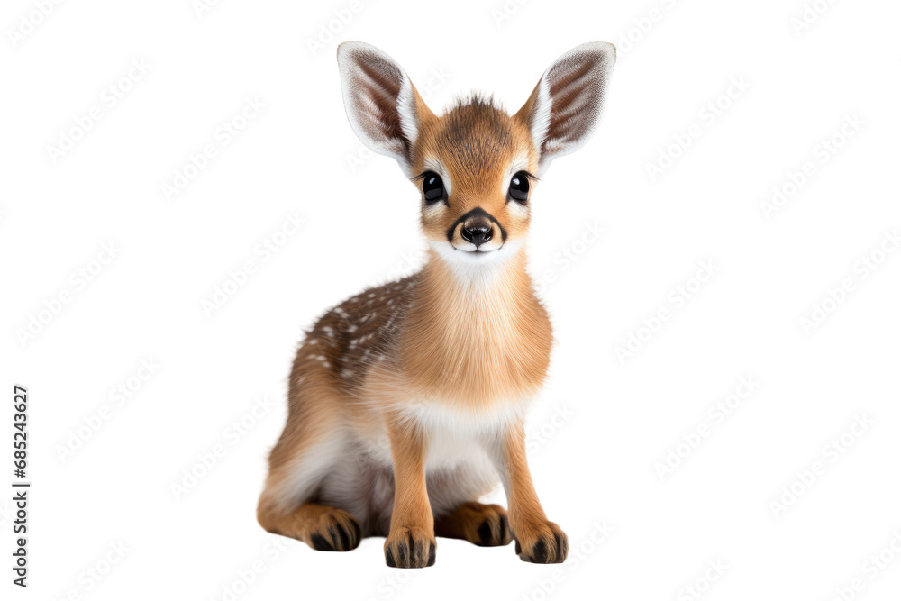 Dik Dik Small Antelope on a White or Clear Surface PNG Transparent Background Dik Dik Small Antelope on a White or Clear Surface PNG Transparent Background
