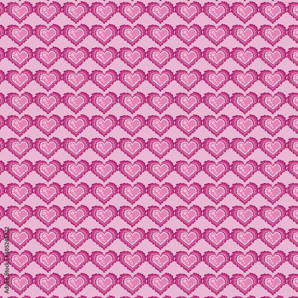 Small pink hearts background seamless pattern for fabric Small pink hearts background seamless pattern for fabric