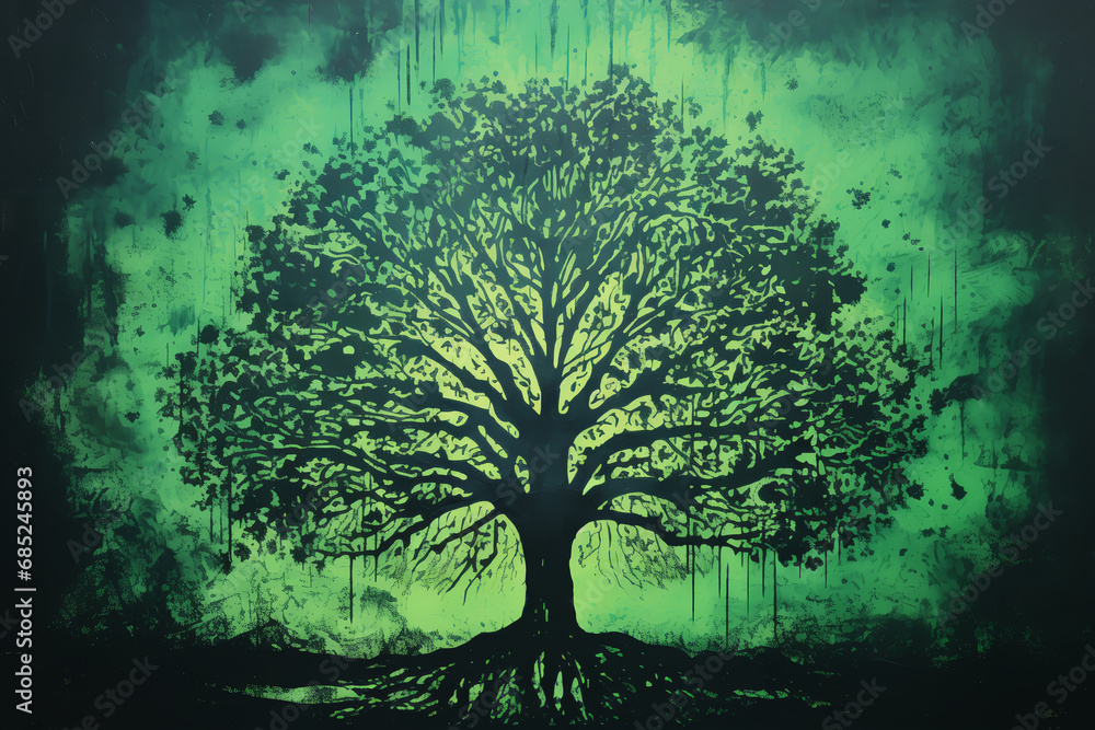 tree of life, stamp for paint tree of life, stamp for paint
