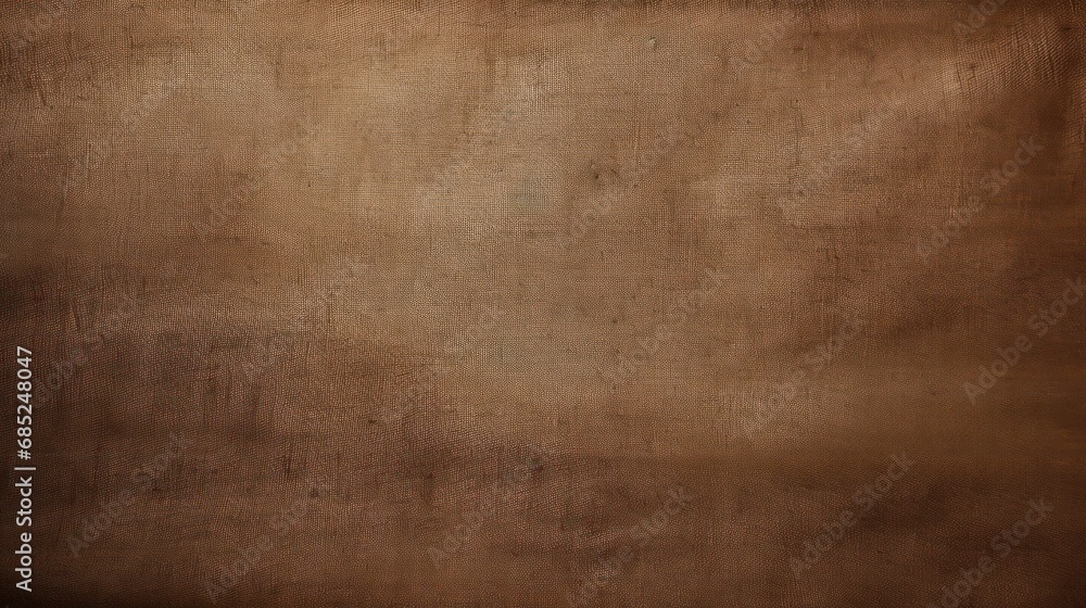 dirty brown khaki abstract vintage background for design. Fabric cloth canvas texture. Color gradient, ombre. Rough, grain. Matte, shimmer, generative AI - obrazy, fototapety, plakaty 