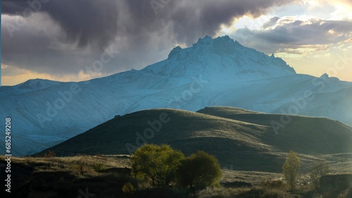 landscape with clouds