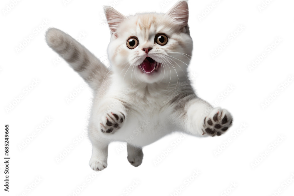 Cats Fascinating Creatures on a White or Clear Surface PNG Transparent Background