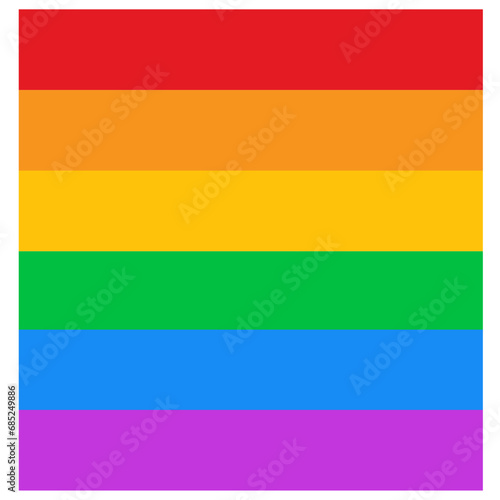 Rainbow flag background illustration of LGBTQ 