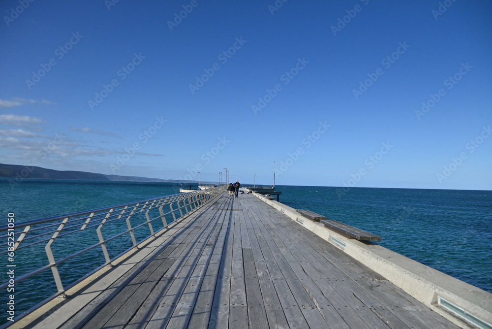 Boardwalk leading to the sea
