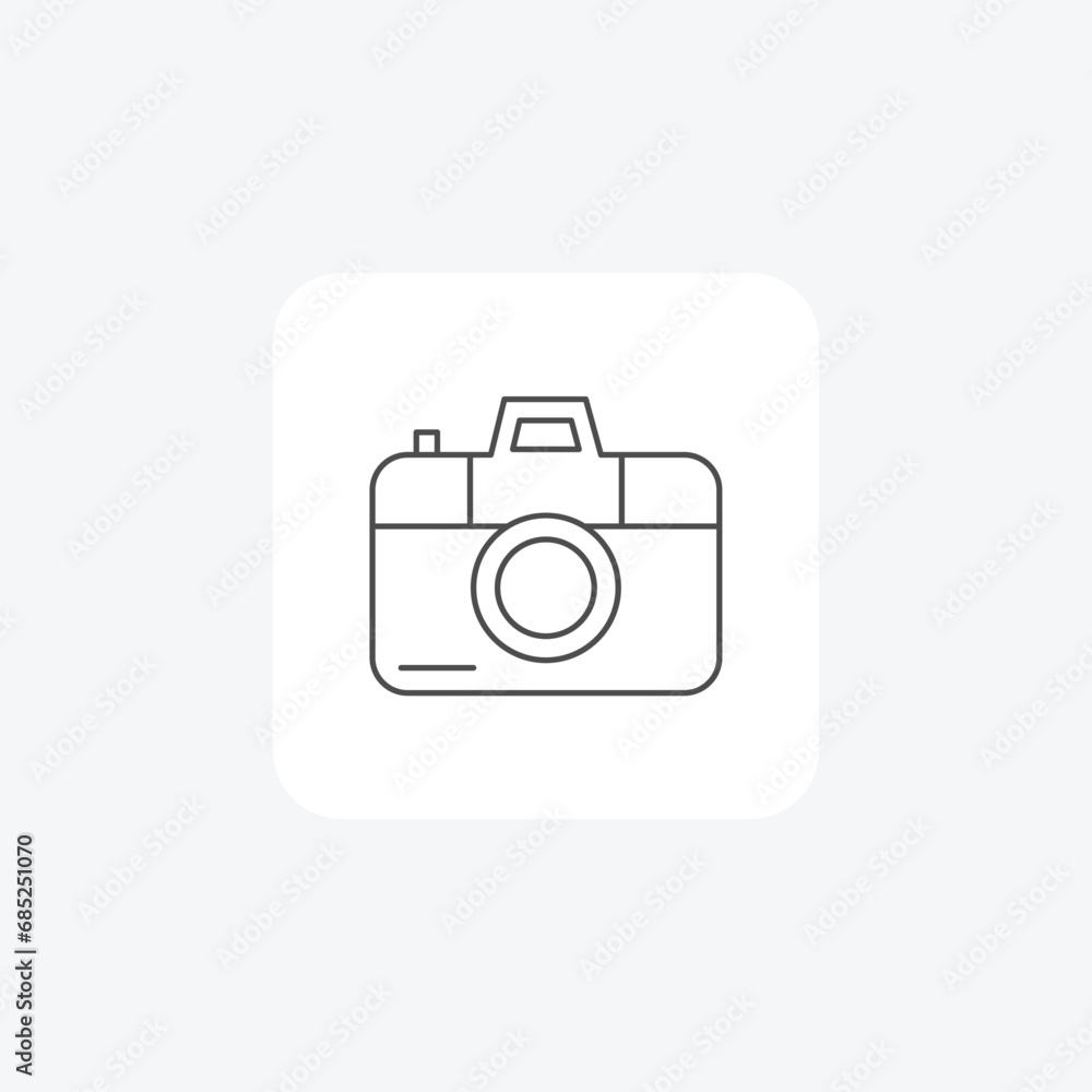 Camera, Photography thin line icon, grey outline icon, pixel perfect icon Camera, Photography thin line icon, grey outline icon, pixel perfect icon