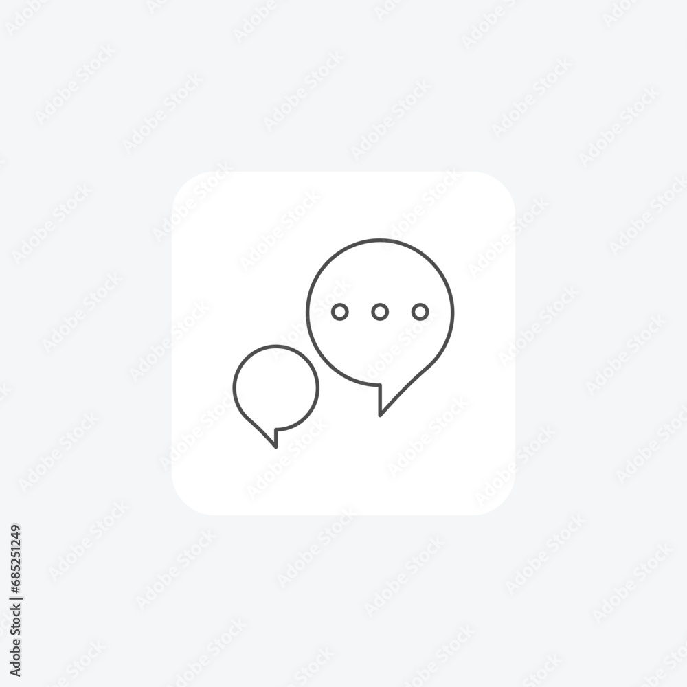 Forum, Online Discussion, thin line icon, grey outline icon, pixel perfect icon Forum, Online Discussion, thin line icon, grey outline icon, pixel perfect icon