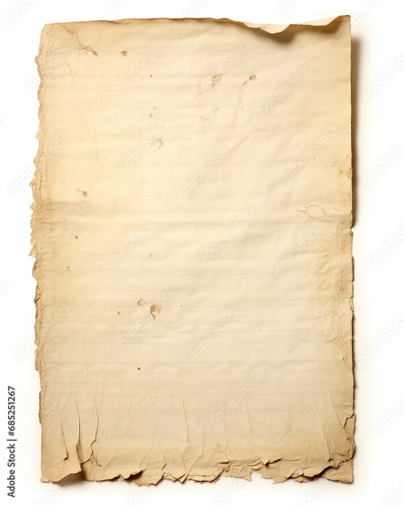 Cream-Hued Blank Page in Parchment Style Cream-Hued Blank Page in Parchment Style