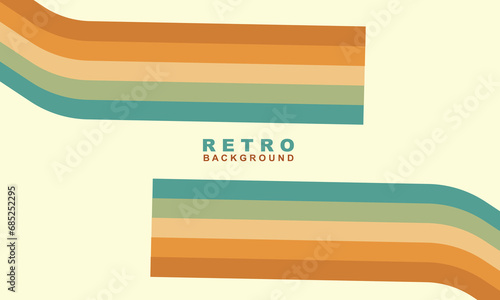 Retro Background Groovy 60s 70s Poster. Rainbow pastels swirl twisting colorful background.