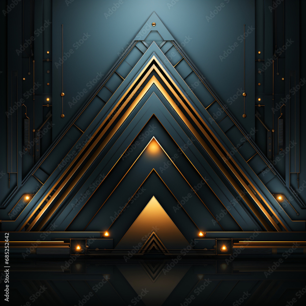 abstract symmetrical digital background with triangles abstract symmetrical digital background with triangles