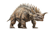 Stegosaurus Jurassic Predator on a White or Clear Surface PNG Transparent Background
