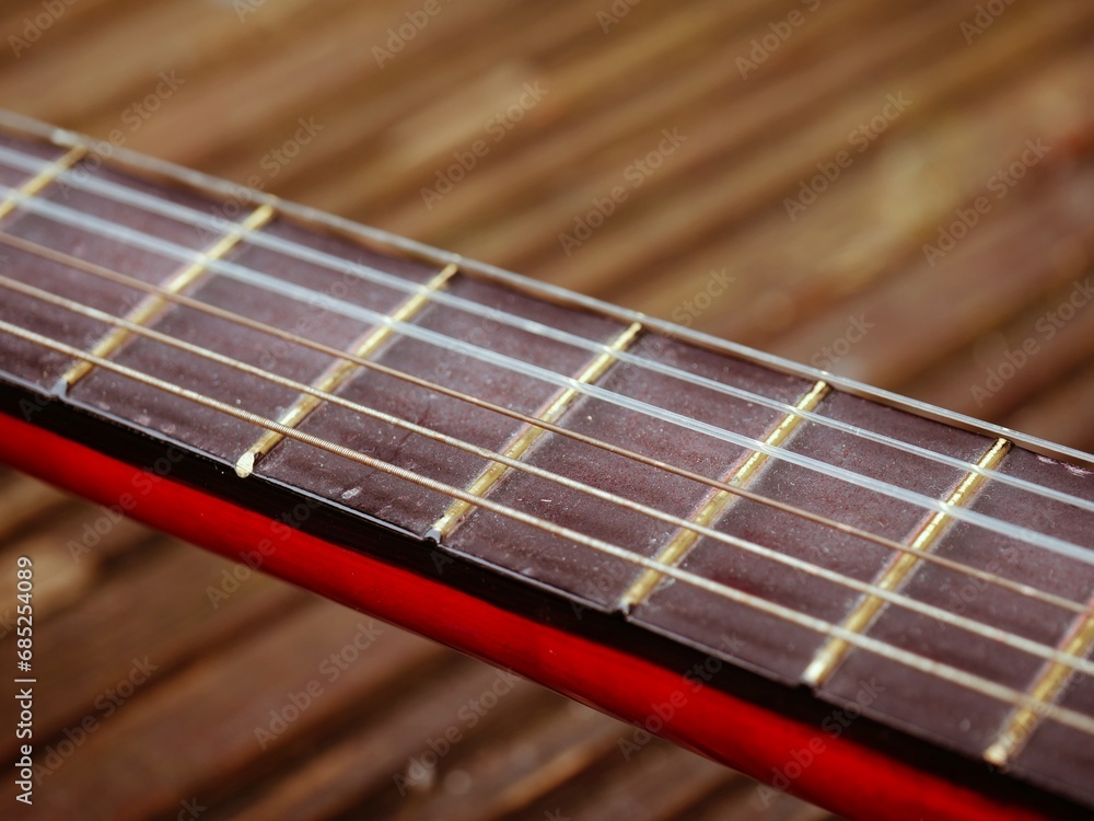 Classical guitar strings and frets medium Classical guitar strings and frets medium