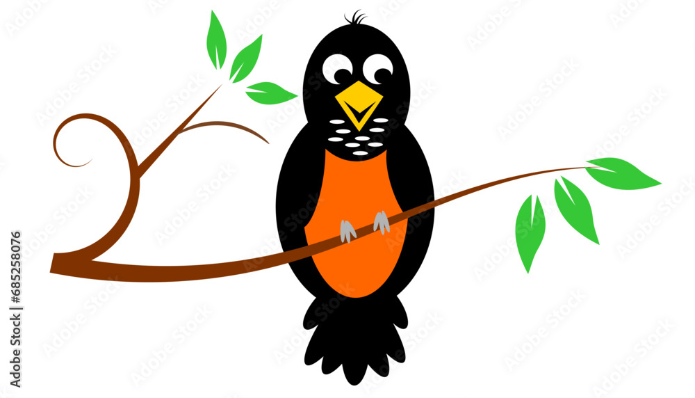 Obraz premium bird on a branch