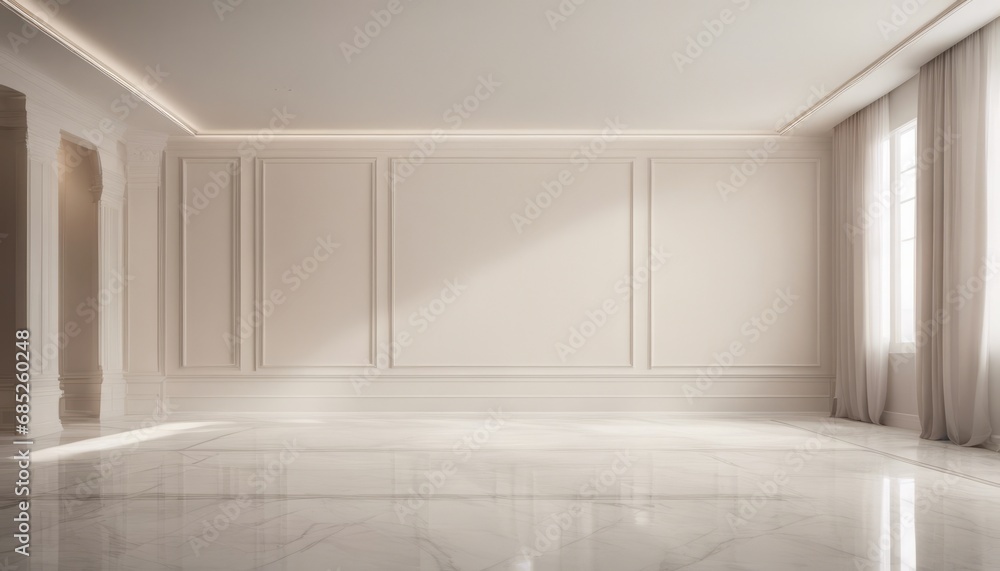 light and shadow room mock ups - light beige and white marble wall light and shadow room mock ups - light beige and white marble wall