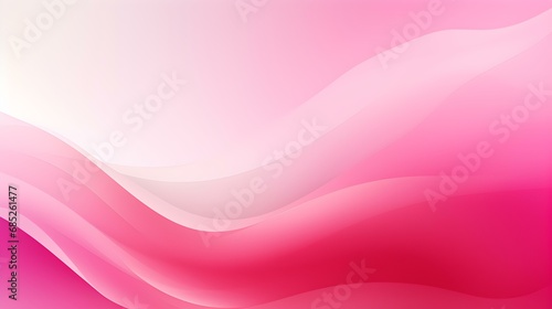 Gradient Background in hot pink and white Colors. Elegant Display Wallpaper with soft Waves