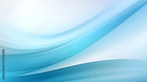 Gradient Background in light blue and white Colors. Elegant Display Wallpaper with soft Waves