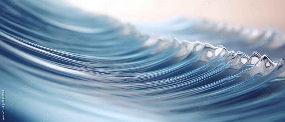 Captivating close-up of a vibrant blue wave. Captivating close-up of a vibrant blue wave.
