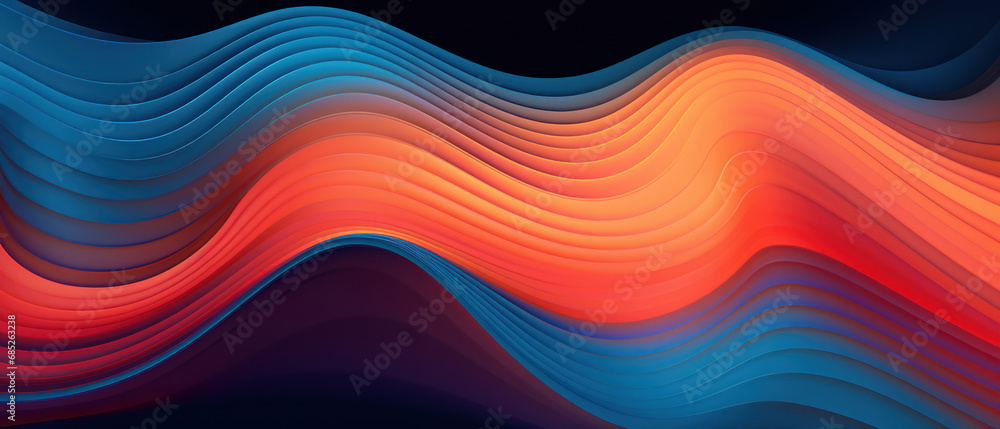 Dynamic abstract wallpaper with flowing blue and black lines. Dynamic abstract wallpaper with flowing blue and black lines.