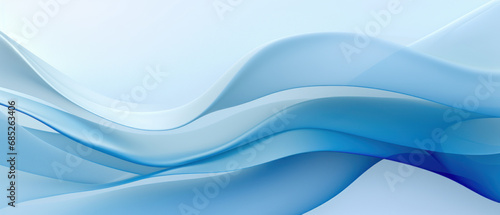 Dynamic blue wave pattern with undulating lines.
