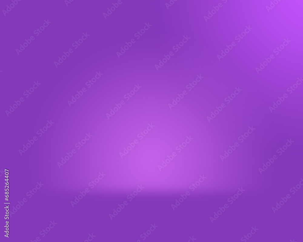 Realistic cove curve wall floor studio background in purple color in landscape format. Realistic purple background with soft lighting Realistic cove curve wall floor studio background in purple color in landscape format. Realistic purple background with soft lighting
