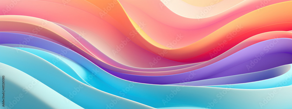 Dynamic wavy abstract with a vibrant color palette. Dynamic wavy abstract with a vibrant color palette.