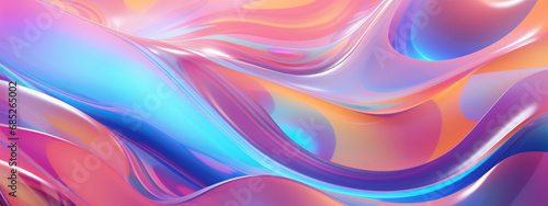 Vivid liquid abstract with a mesmerizing blend of colors.