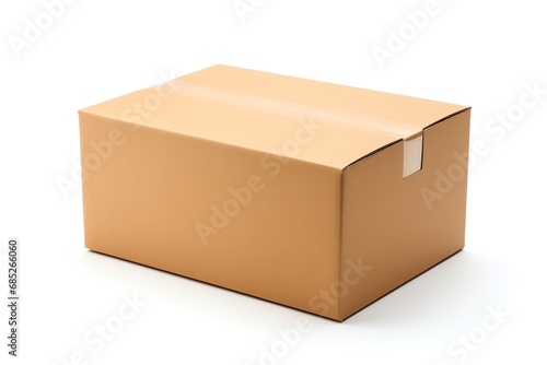 a brown box with tape © Stegarescu