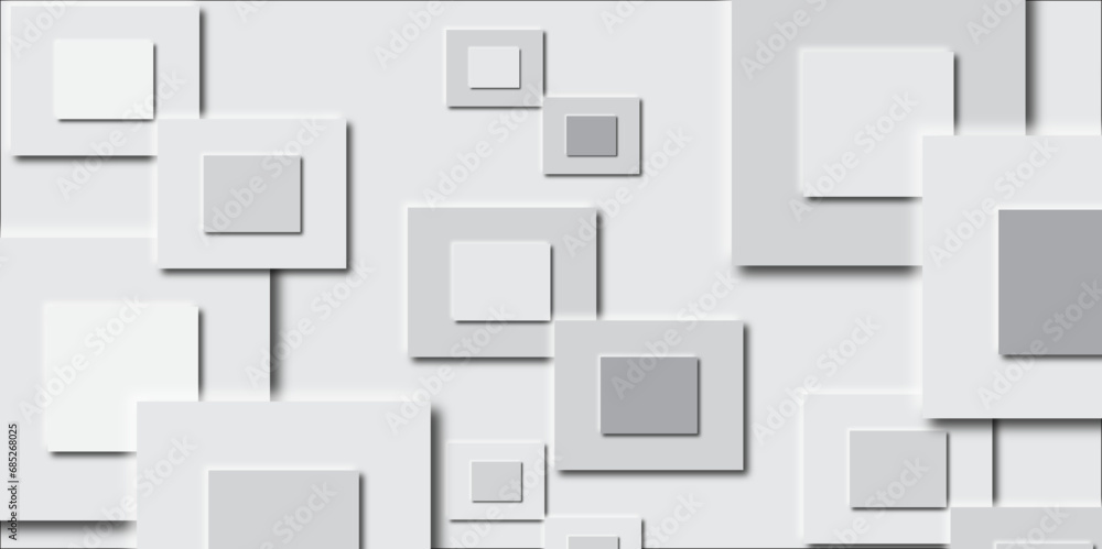 Blank white picture frames .Wall picture mock up for photograph composition object with shadow neomorphic style Vector. Set of Presentation square 3D Board Banner wall on isolated clean blank. Blank white picture frames .Wall picture mock up for photograph composition object with shadow neomorphic style Vector. Set of Presentation square 3D Board Banner wall on isolated clean blank.