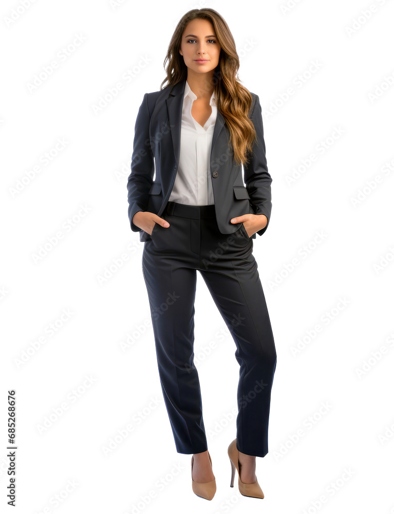 Attractive woman wearing fashion suitable for the workplace Attractive woman wearing fashion suitable for the workplace