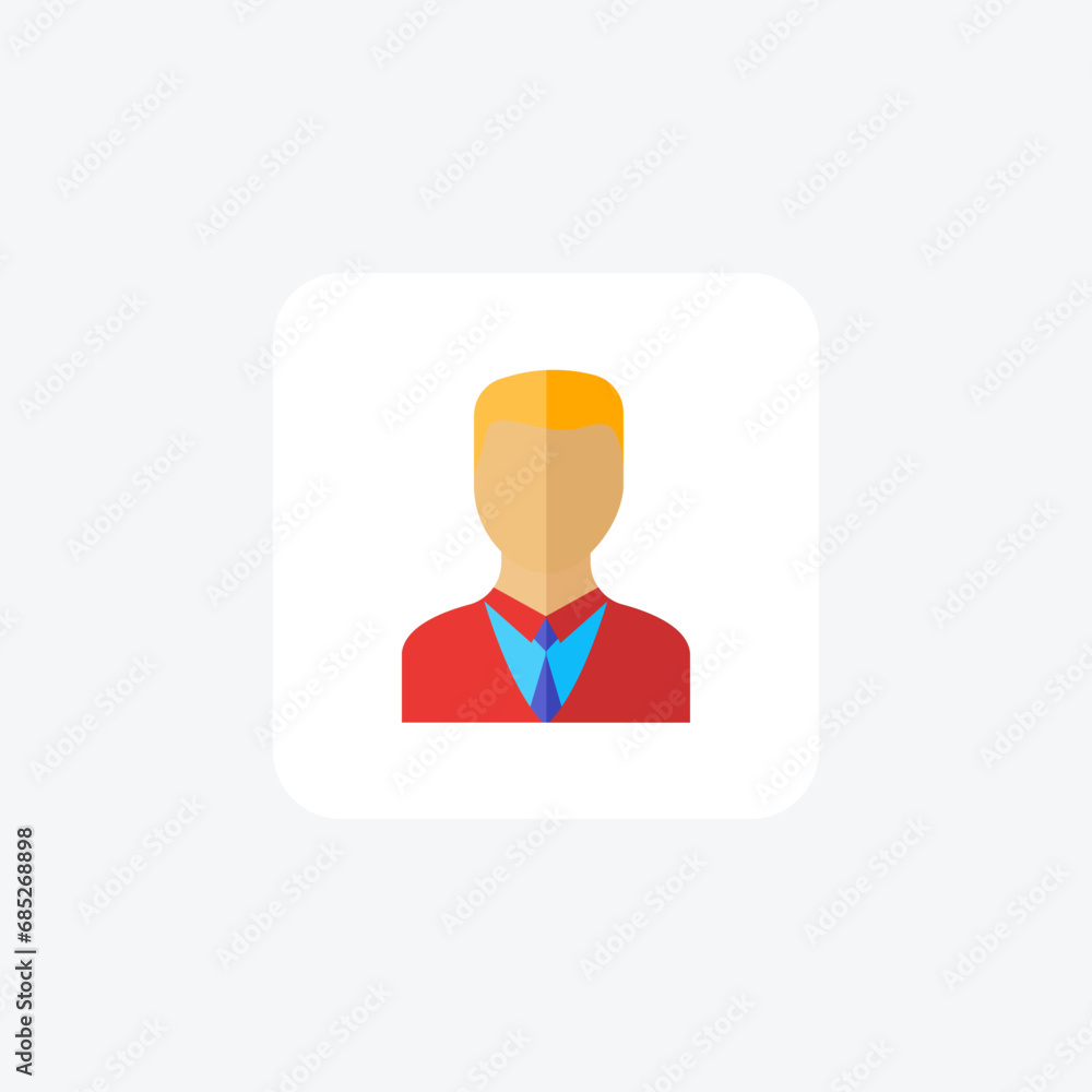 Businessman, Business, Entrepreneurship, flat color icon, pixel perfect icon Businessman, Business, Entrepreneurship, flat color icon, pixel perfect icon