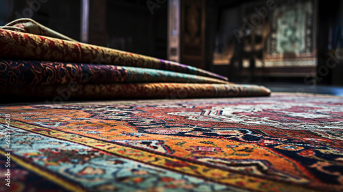 Damascus carpet closeup