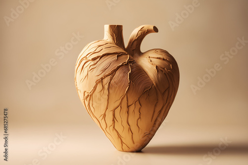 Syndrome du coeur brisé, ventricule en forme de poterie (tako tsubo), urgence médicale cardiaque photo