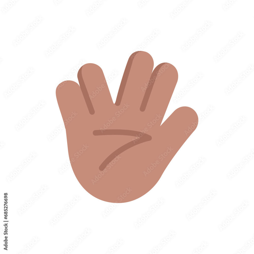 Vulcan Salute: Medium Skin Tone Vulcan Salute: Medium Skin Tone