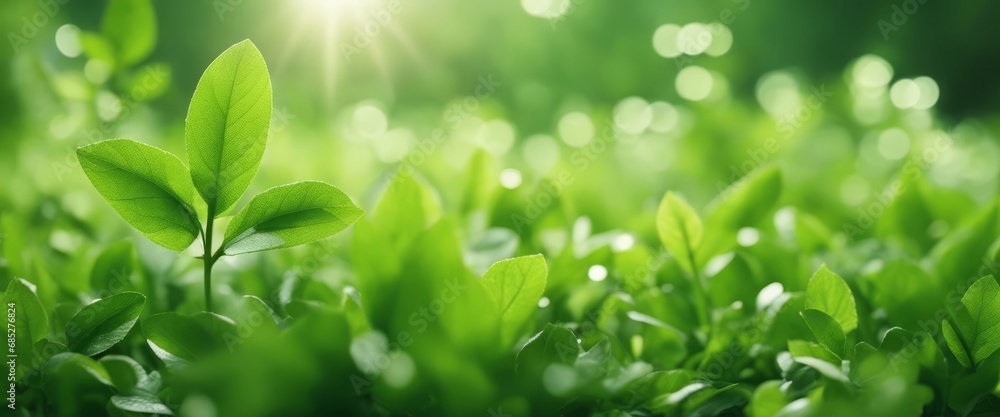 spring green background with twig and grass framing spring green background with twig and grass framing