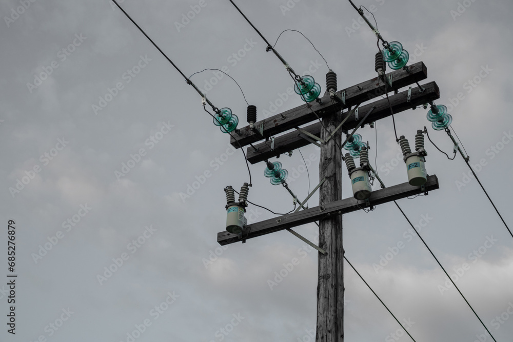 Cloudy Powerlines Cloudy Powerlines