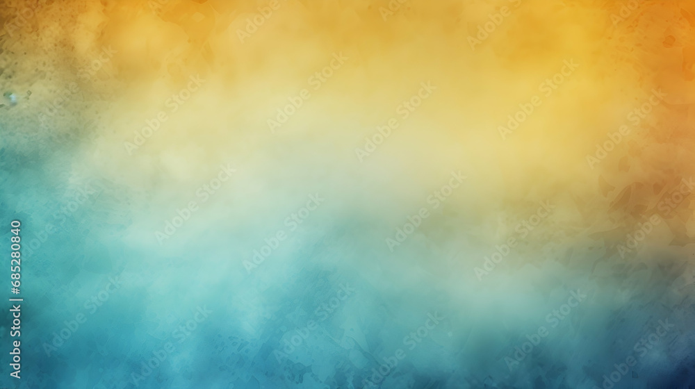 Light Blue and Yellow Gradient kraft paper vintage texture background for a letter,generated Ai.