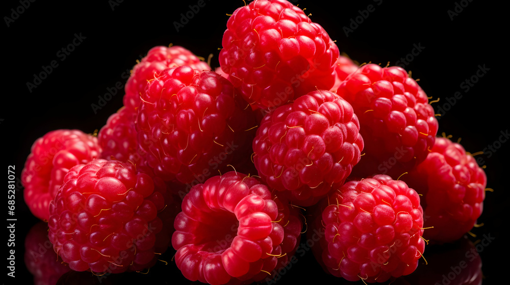 Many Fresh Raspberry Winter fruit. Red Ripe Food,Winter fruit,generated Ai. Many Fresh Raspberry Winter fruit. Red Ripe Food,Winter fruit,generated Ai.