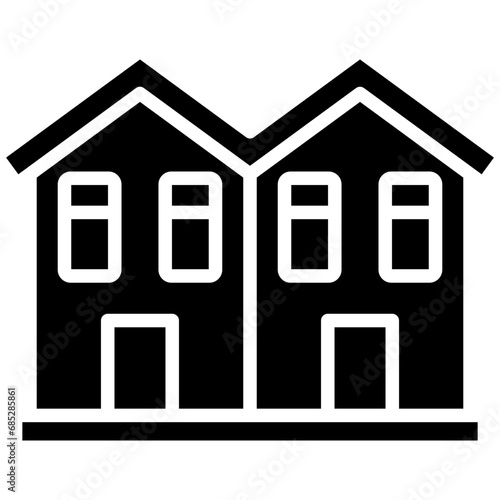 Semi Detached House Icon