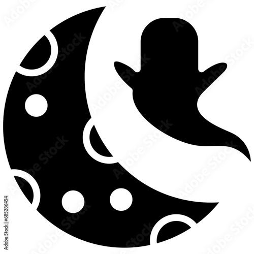 Halloween Moon Icon