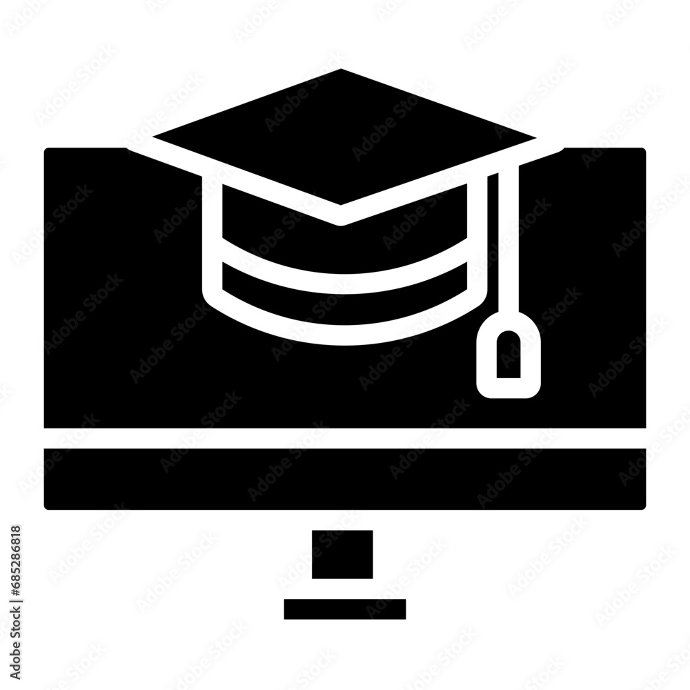 Online Graduation Icon