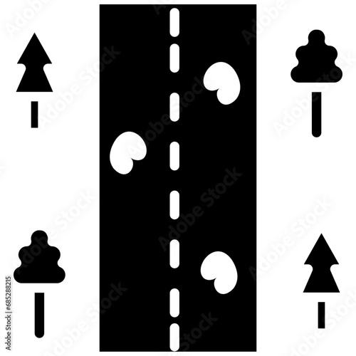 Unsealed Road Icon