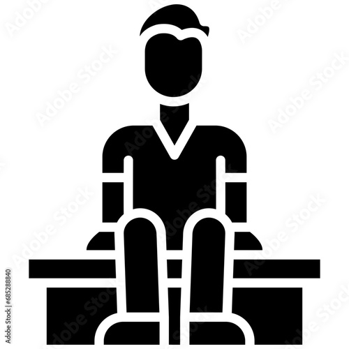 Sitting Icon