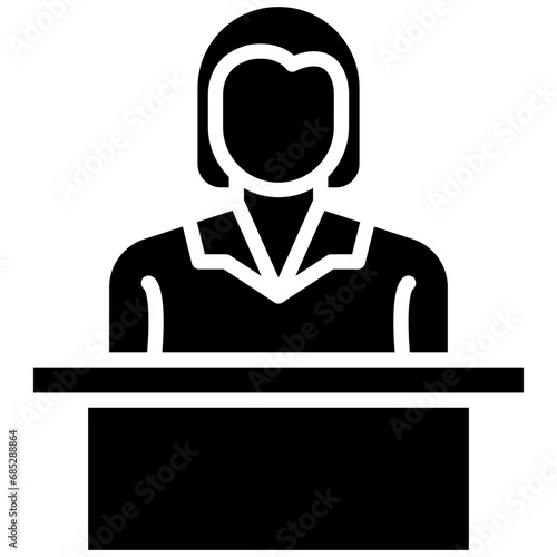 Woman Anchor Icon